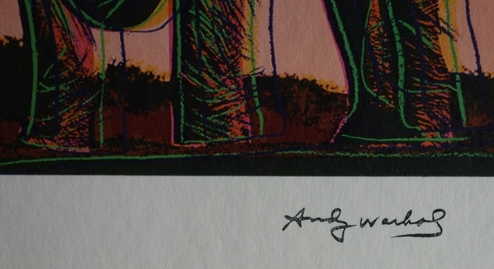 Fine Pop Art Limited Edition Print   Animal Series   Elephant, Andy Warhol, Signed & Numbered photo for sale