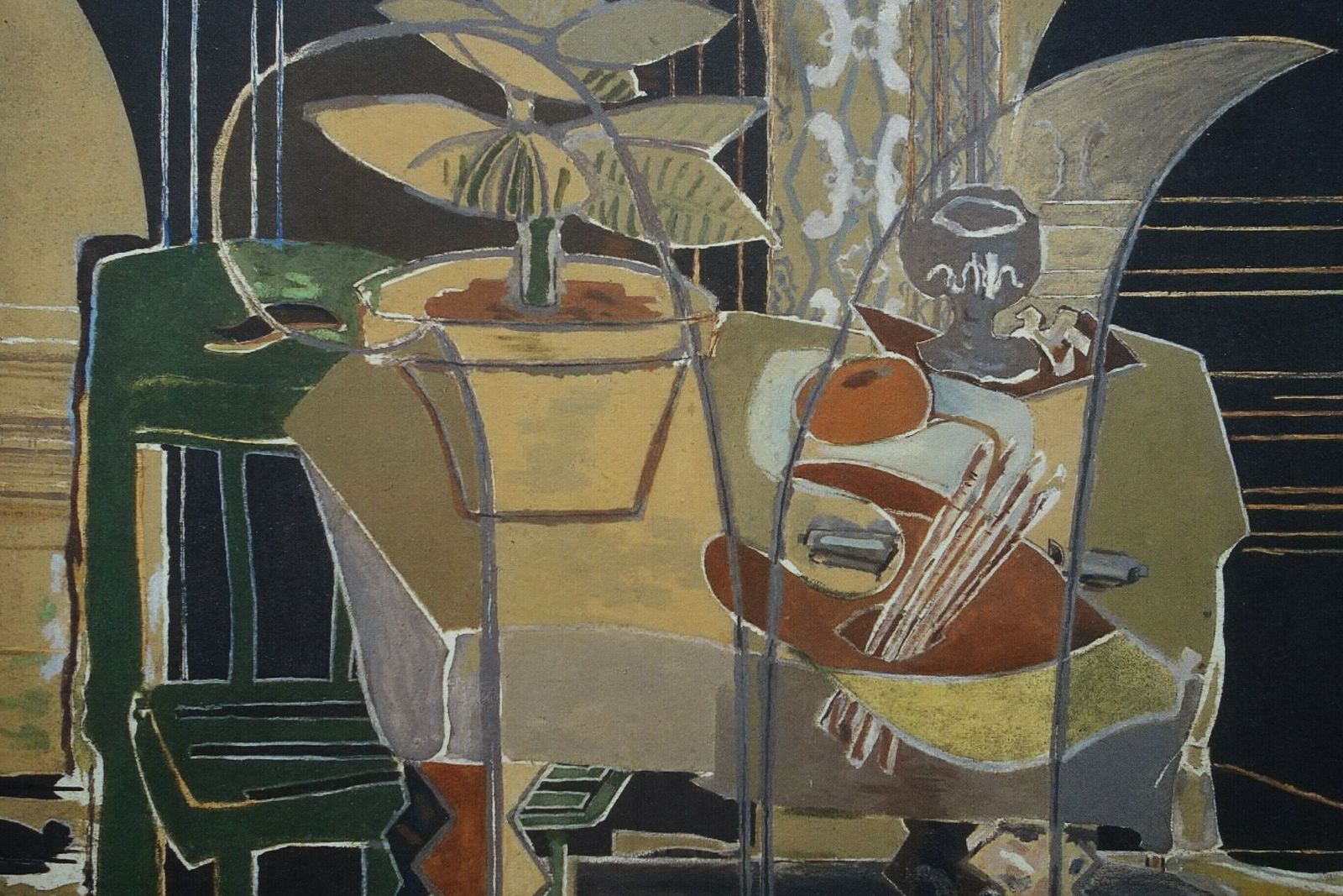 Fine Cubist Limited Edition Print – Still Life, Georges Braque, Signed & Numbered photo for sale