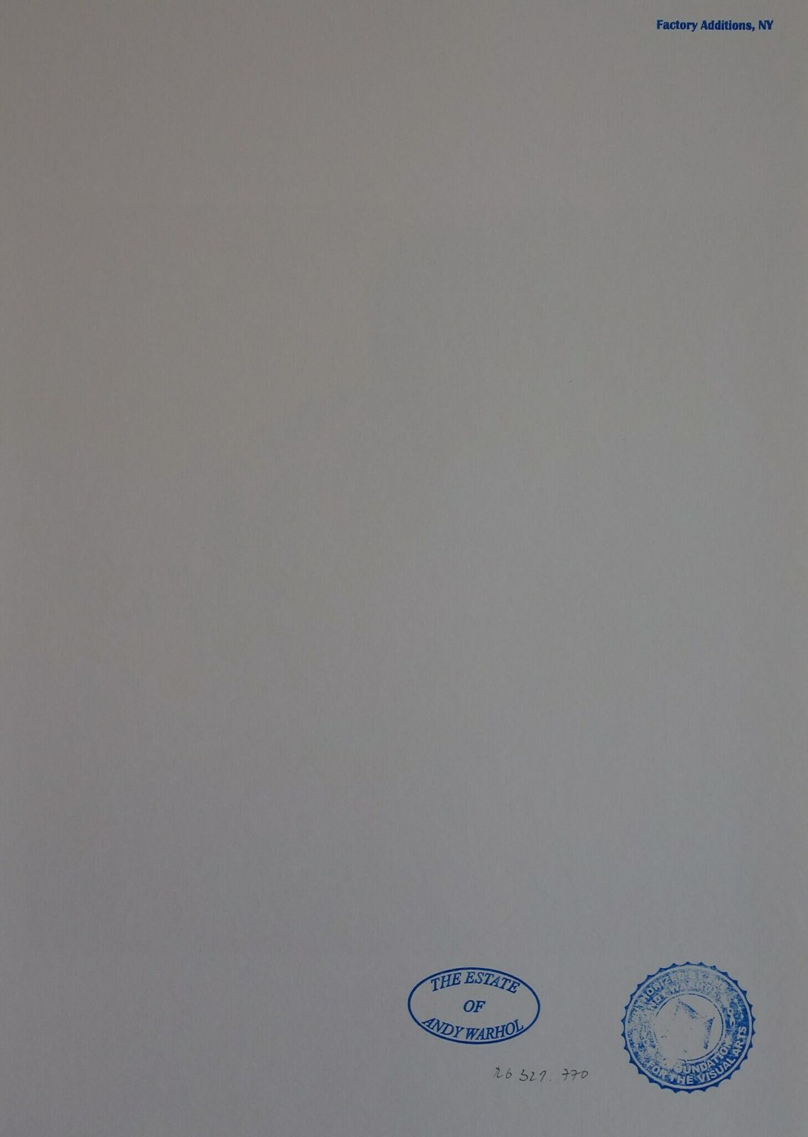 Fine Pop Art Limited Edition Print   Mickey Mouse, Andy Warhol, Hand Signed & Numbered, With Estate Stamp photo vinterior