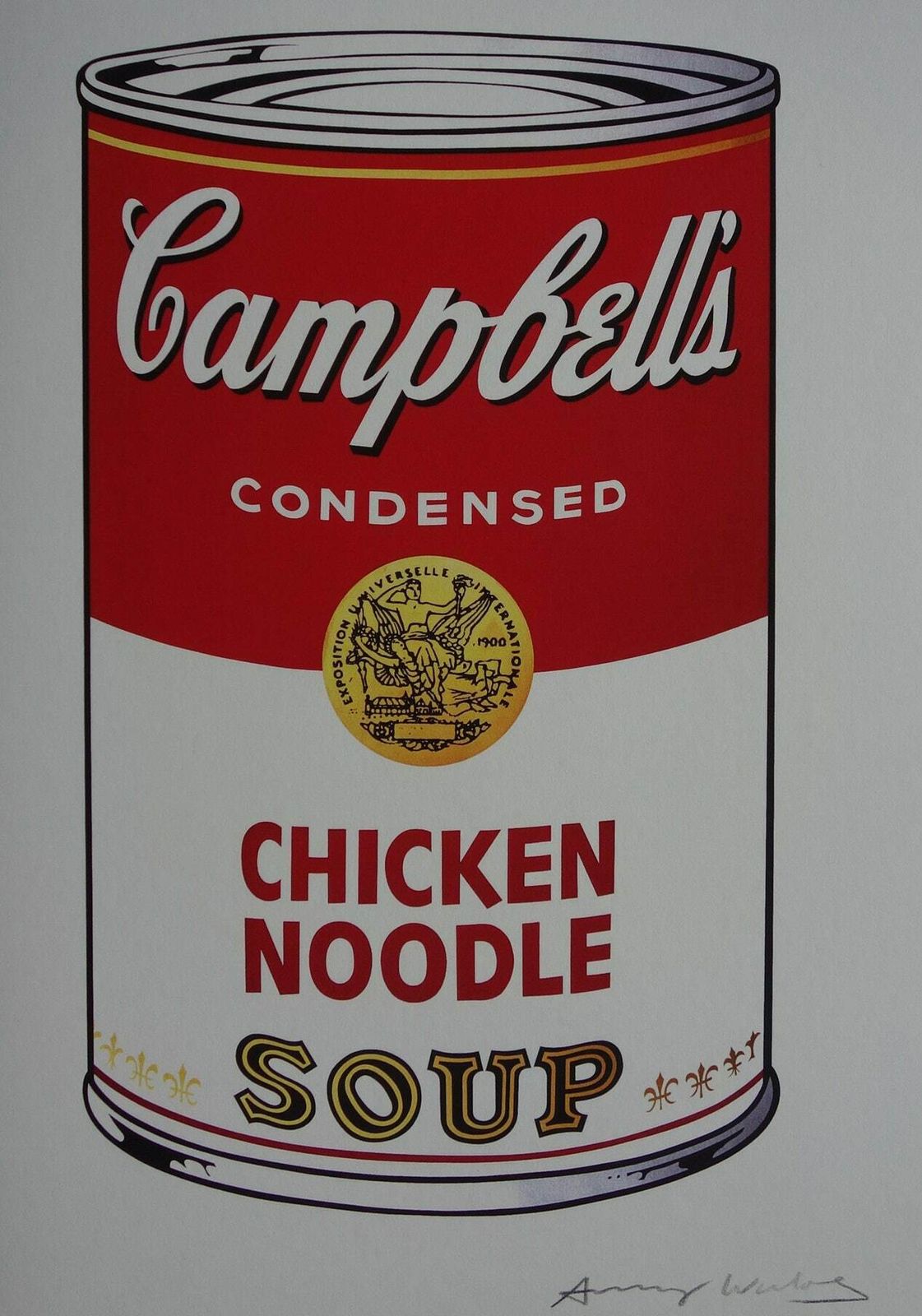Fine Pop Art Limited Edition Print – Campbell’s Soup Can, Andy Warhol, Signed & Numbered – Estate Stamp