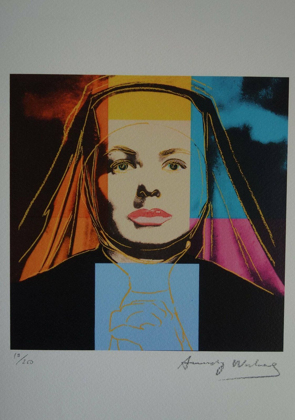 Fine Pop Art Limited Edition Print – Celebrity Portrait Series, Andy Warhol, Signed & Numbered