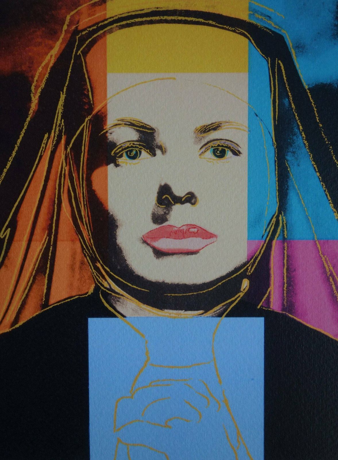 Fine Pop Art Limited Edition Print – Celebrity Portrait Series, Andy Warhol, Signed & Numbered photo furniture