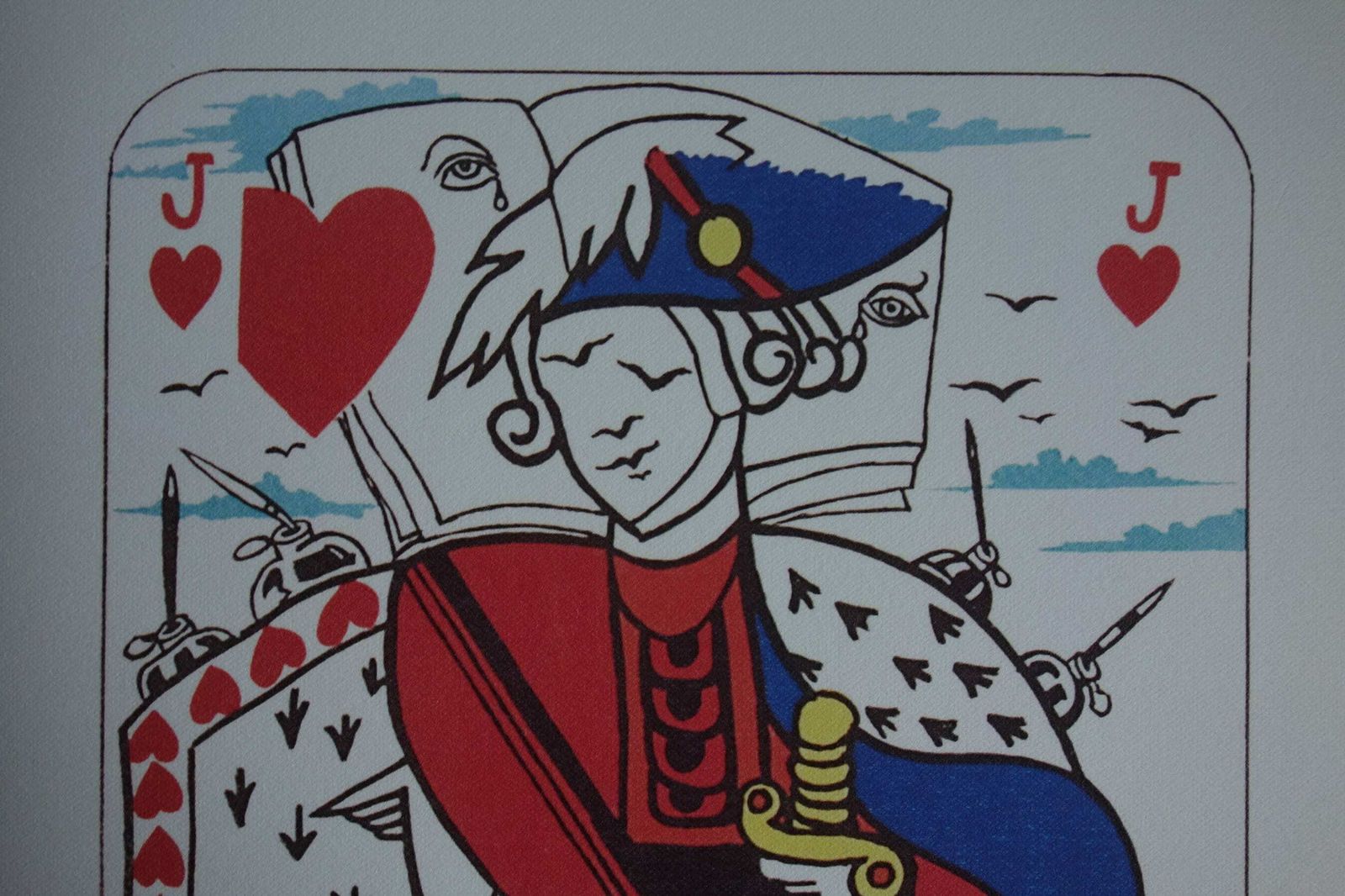 Fine Surrealist Limited Edition Print, Surreal Playing Cards   Jack, Salvador Dali, Signed & Numbered In Pencil photo Art