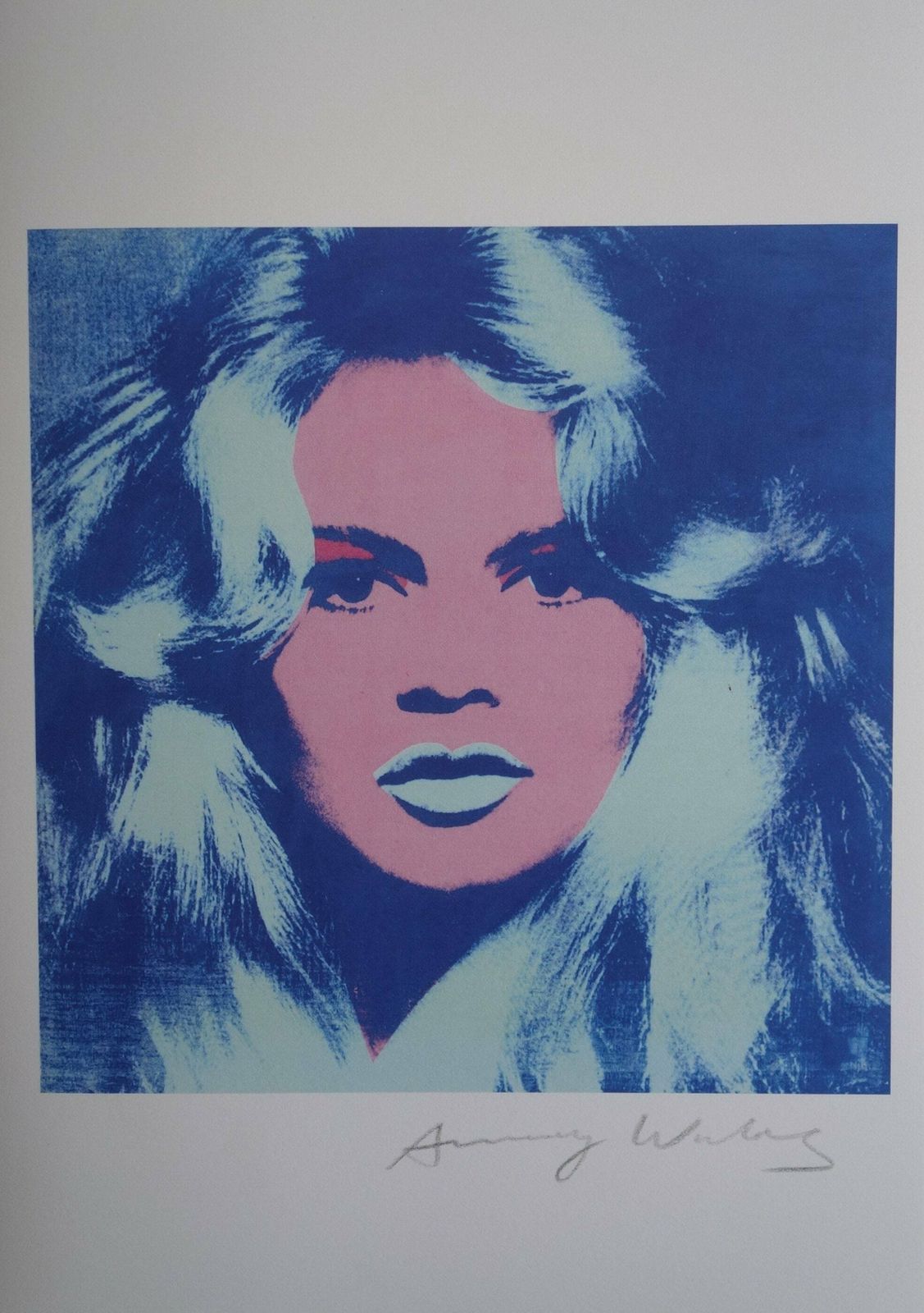photo furniture Fine Pop Art Limited Edition Print – Celebrity Portrait Series   Brigitte Bardot, Andy Warhol, Signed & Numbered