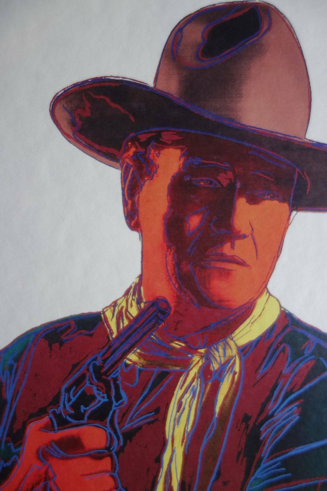 Fine Pop Art Limited Edition Print   Western Cowboys, Andy Warhol, Signed & Numbered photo furniture