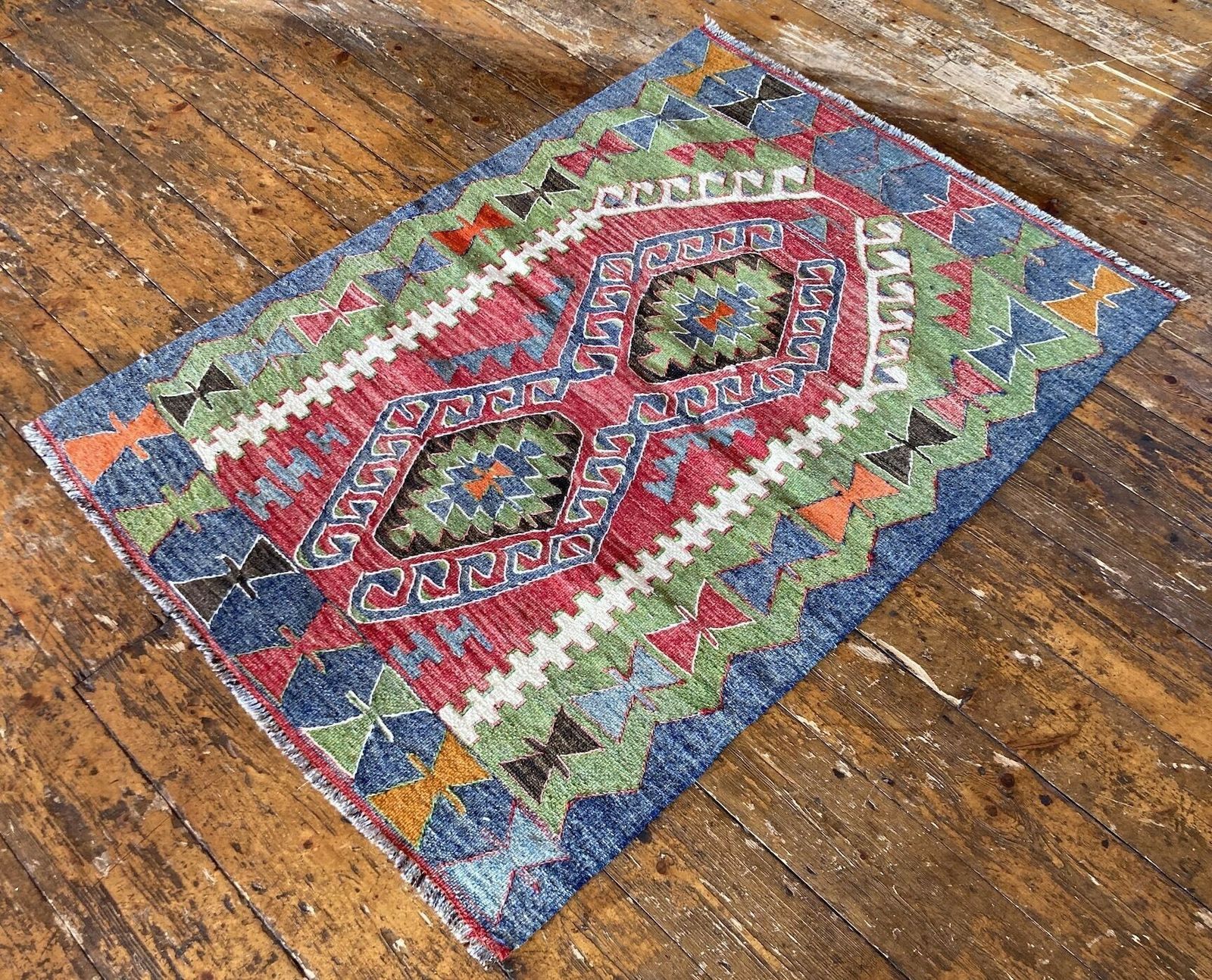 Vintage Anatolian Kilim 1.26m X 0.90m photo 330.0