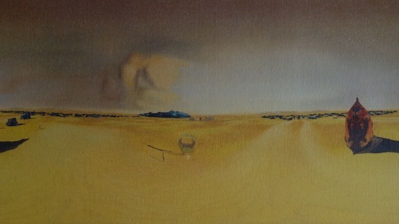 Fine Surrealist Limited Edition Print, Salvador Dali, Signed & Numbered In Pencil photo furniture