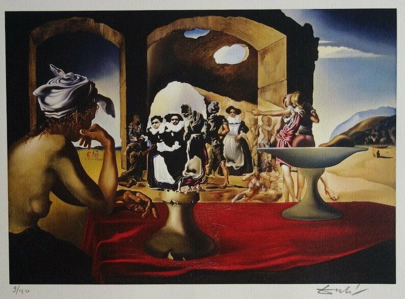 Fine Surrealist Limited Edition Print, Salvador Dali, Signed & Numbered In Pencil