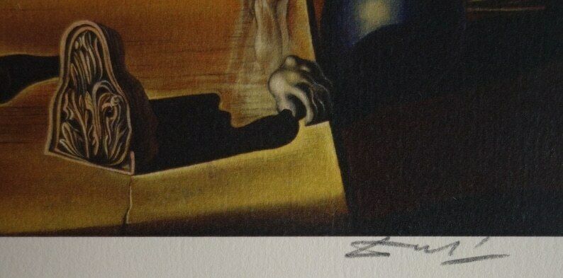 Fine Surrealist Limited Edition Print, Salvador Dali, Signed & Numbered In Pencil photo for sale