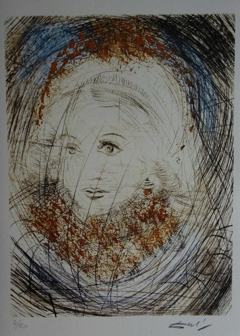 Fine Surrealist Limited Edition Print, Salvador Dali, Signed & Numbered In Pencil