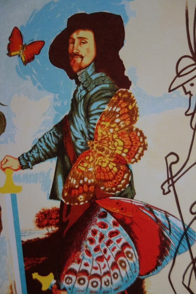 Fine Surrealist Limited Edition Print, Salvador Dali, Signed & Numbered In Pencil photo Art