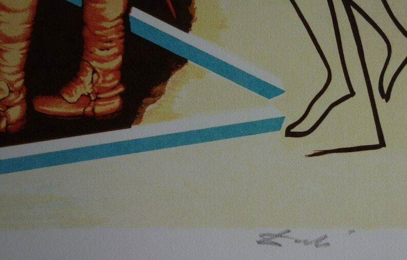Fine Surrealist Limited Edition Print, Salvador Dali, Signed & Numbered In Pencil photo 191.0