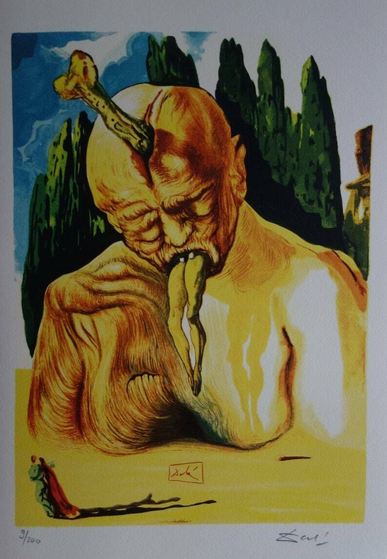 Fine Surrealist Limited Edition Print, Salvador Dali, Signed & Numbered In Pencil
