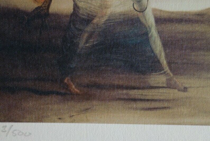 Fine Surrealist Limited Edition Print, Burning Giraffes, Salvador Dali, Signed & Numbered In Pencil photo Art
