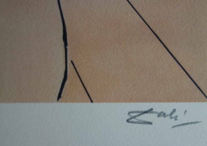 Fine Surrealist Limited Edition Print, Salvador Dali, Signed & Numbered In Pencil photo 183.0