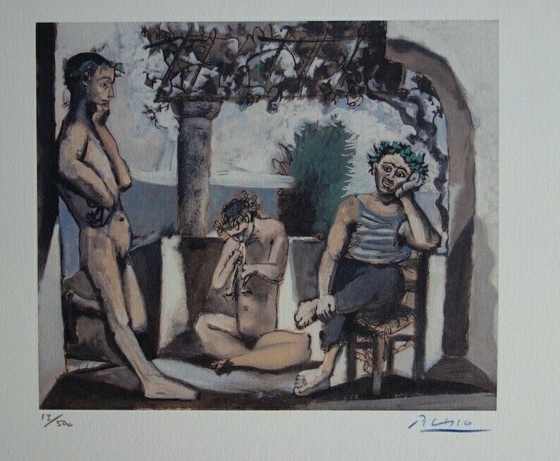 Fine Cubist Limited Edition Print, Pablo Picasso, Hand Signed & Hand Numbered