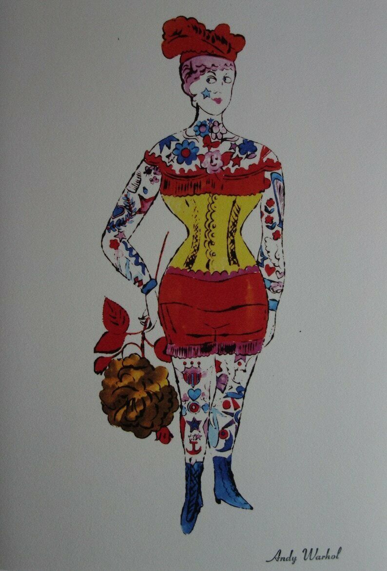 Fine Pop Art Limited Edition Print   Illustration   Woman, Andy Warhol, Signed & Numbered