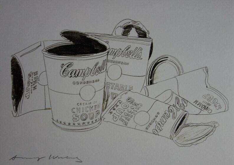 Fine Pop Art Limited Edition Print – Campbell’s Soup Can, Andy Warhol, Hand Signed & Numbered, With Estate Stamp