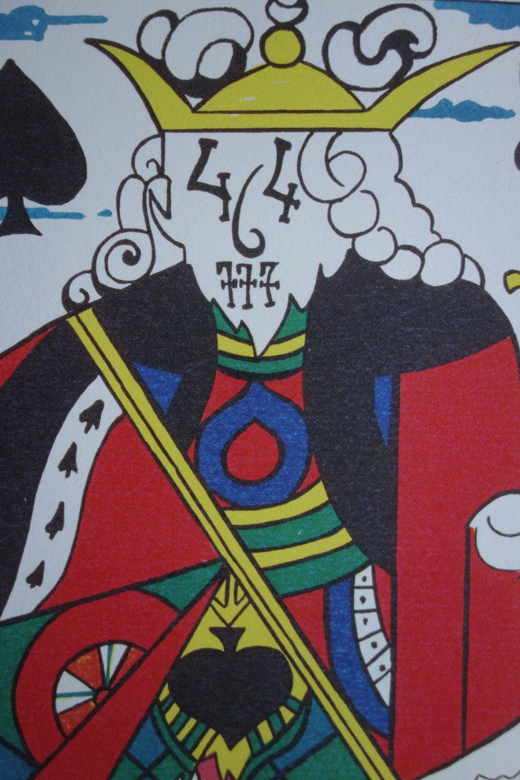 Fine Surrealist Limited Edition Print, Surreal Playing Cards   King   Spades, Salvador Dali, Signed & Numbered In Pencil photo for sale