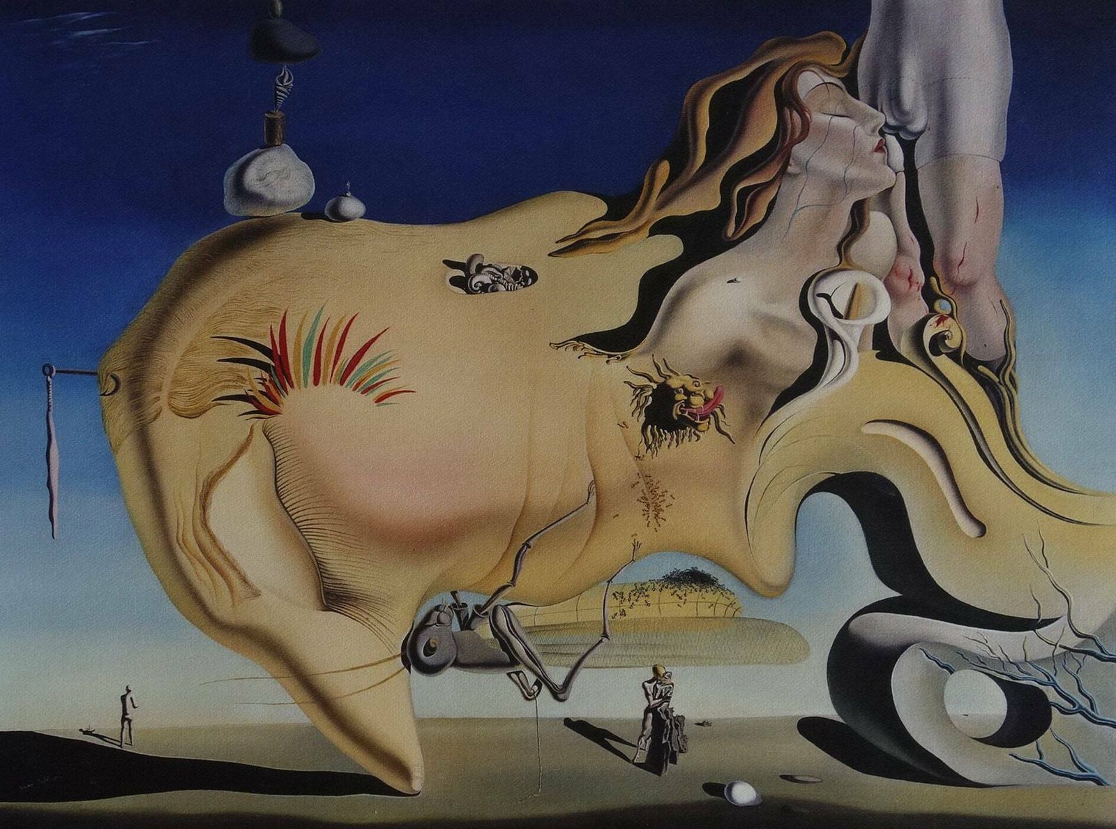Fine Surrealist Limited Edition Print, Salvador Dali, Signed & Numbered In Pencil photo furniture