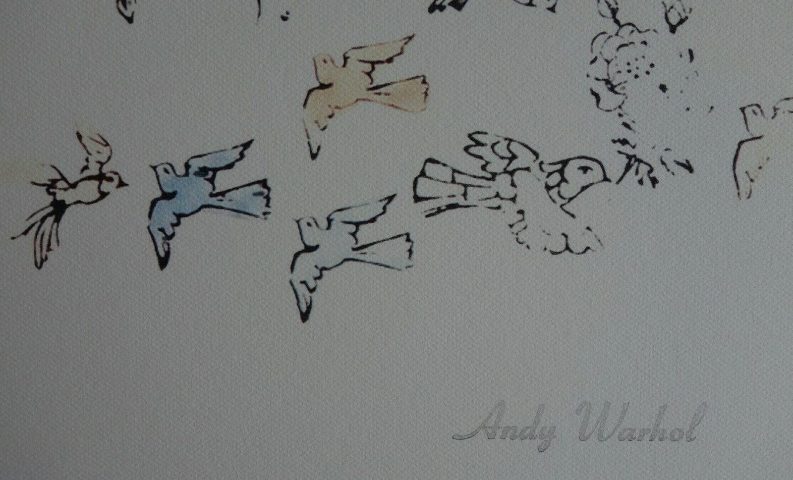 Fine Pop Art Limited Edition Print   Illustration   Birds, Andy Warhol, Signed & Numbered photo for sale