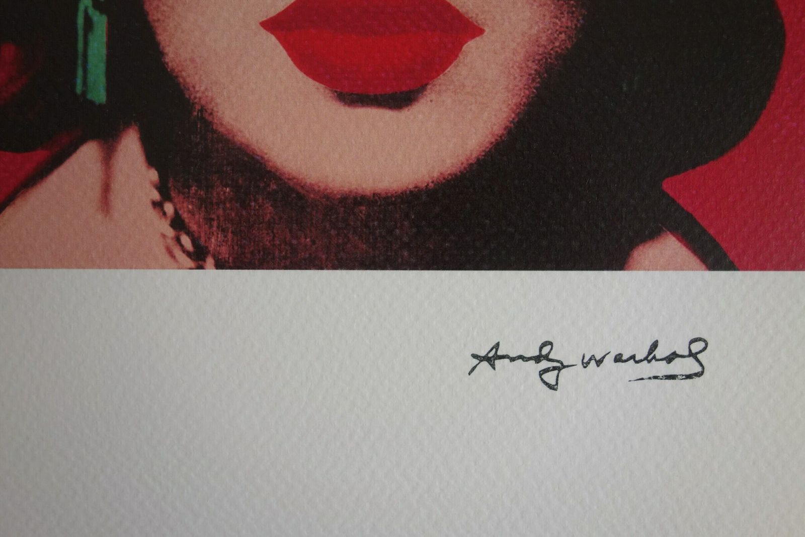 Fine Pop Art Limited Edition Print – Celebrity Portrait Series, Andy Warhol, Stamp Signed photo for sale