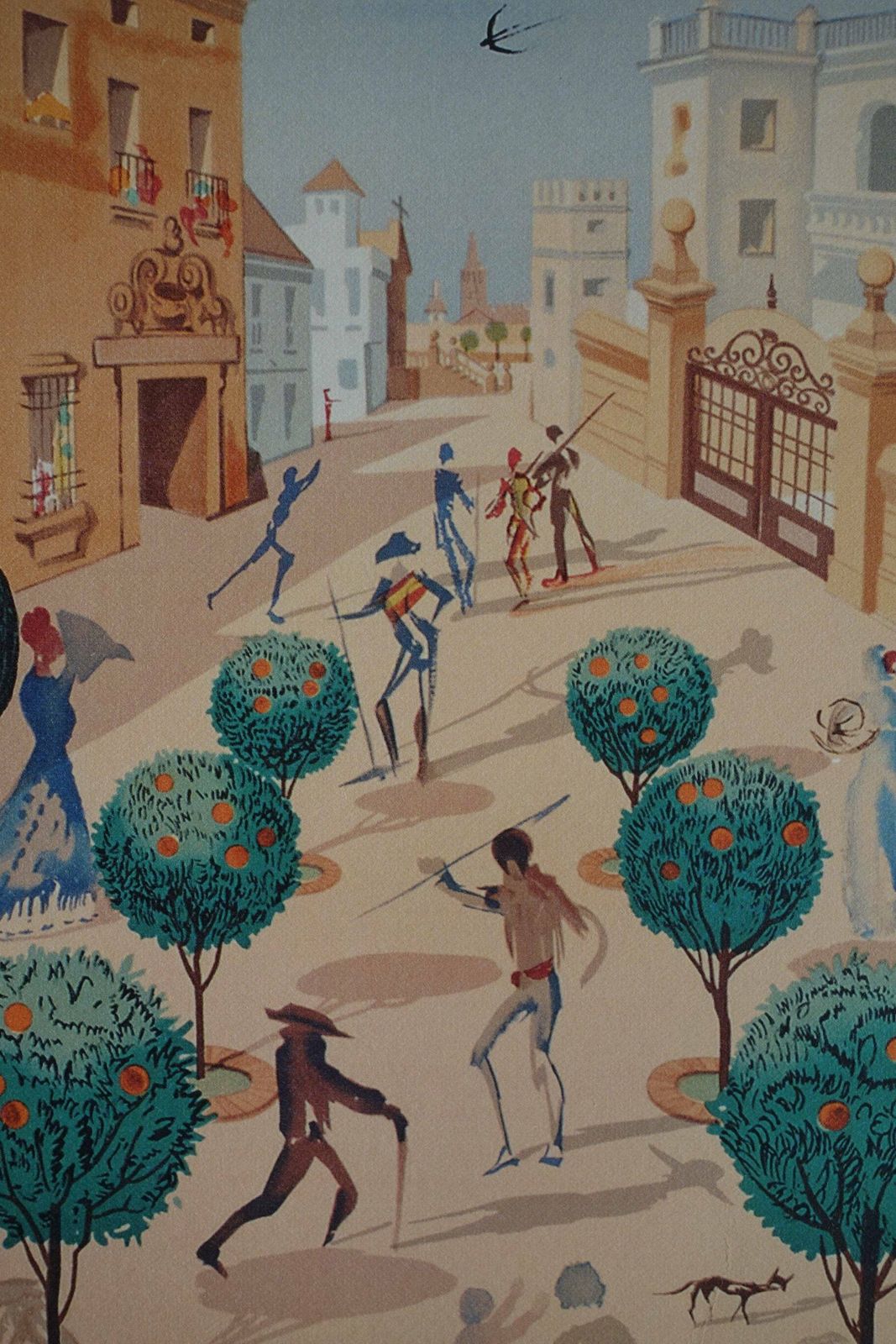 Fine Surrealist Limited Edition Print, Salvador Dali, Signed & Numbered In Pencil photo furniture
