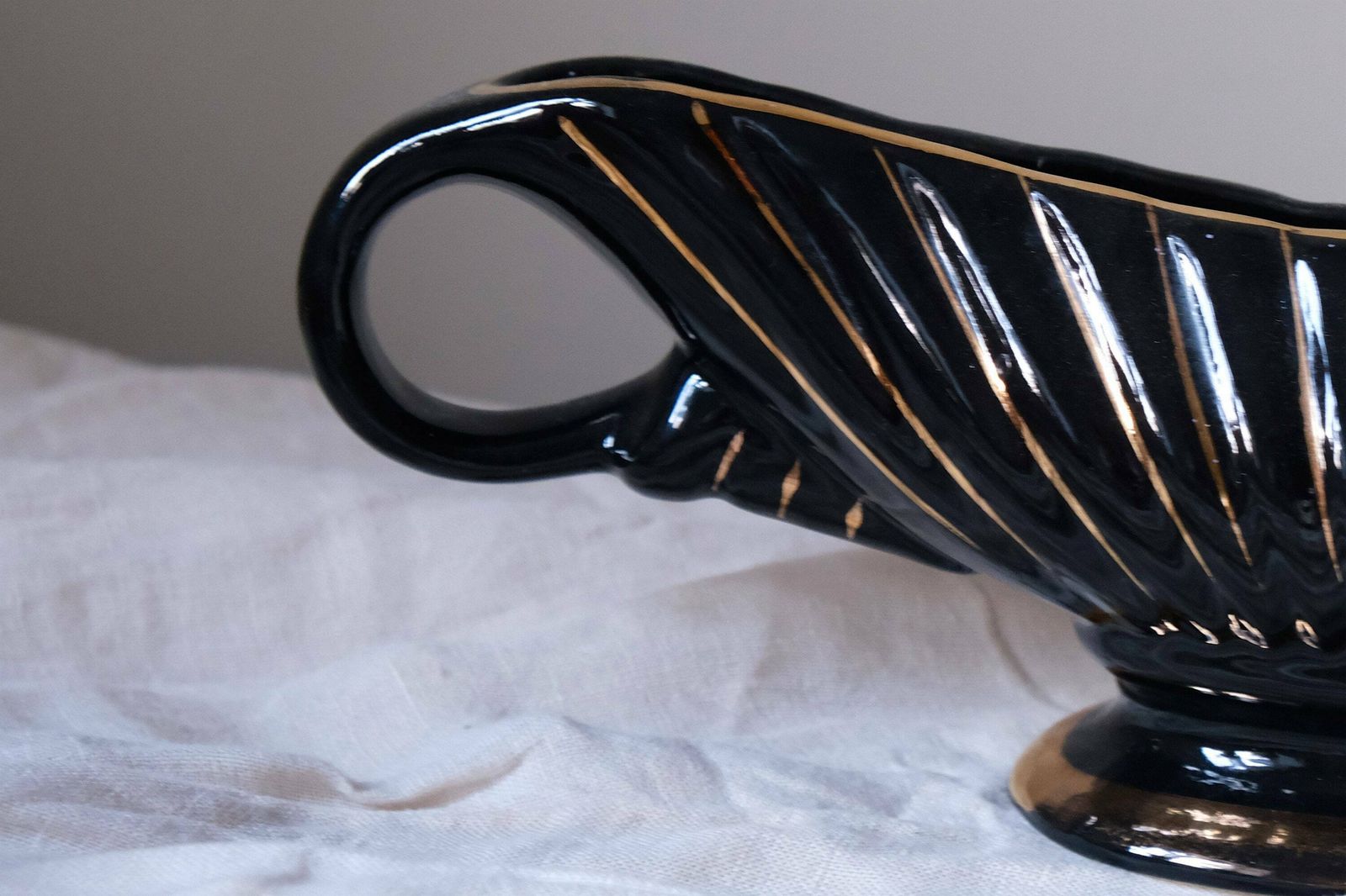 Vintage Mantle Vase With Twin Handle, Art Nouveau Vase, Vintage White Posy Vase photo for sale