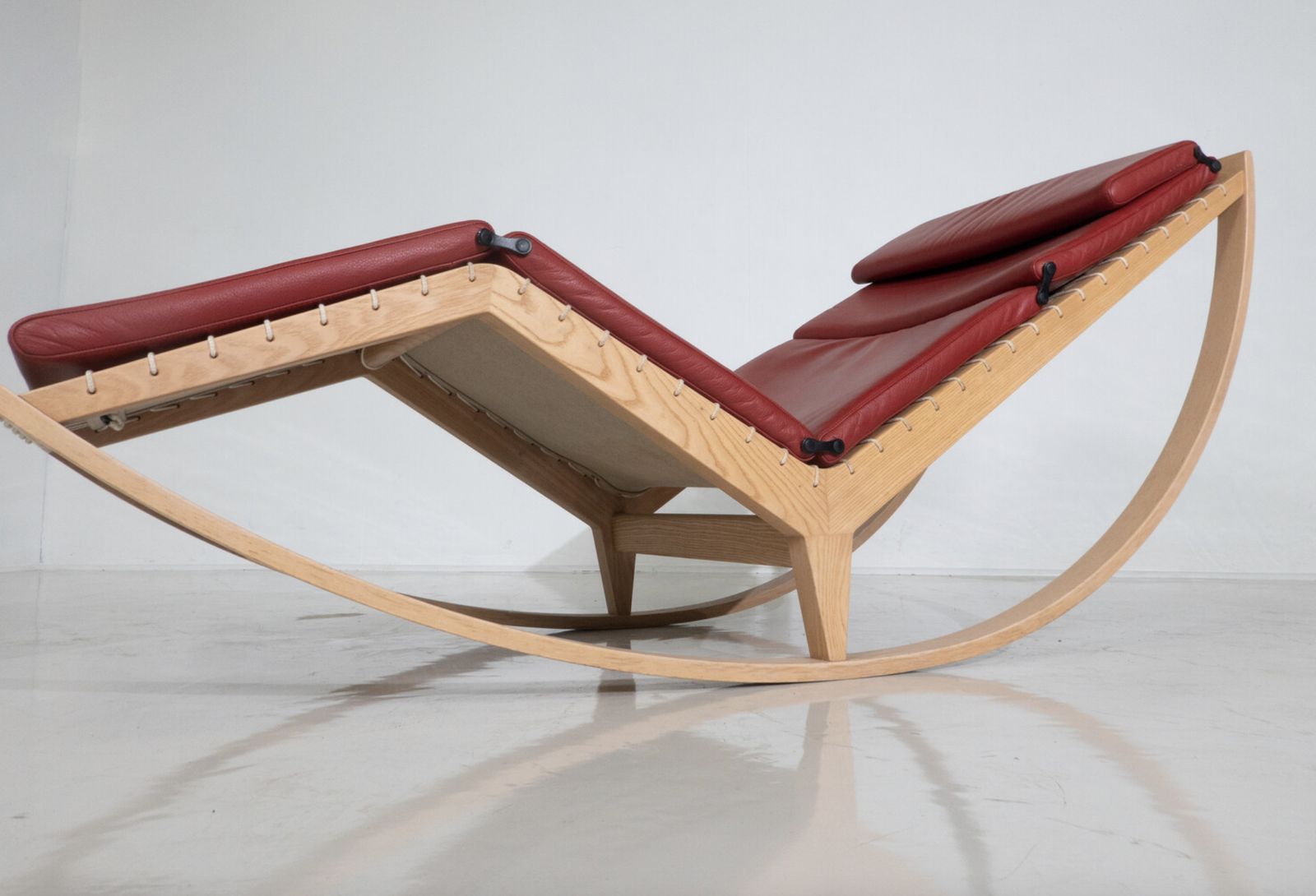 Red Rocking Chair Canapo By Franco Albini For Cassina photo Furniture