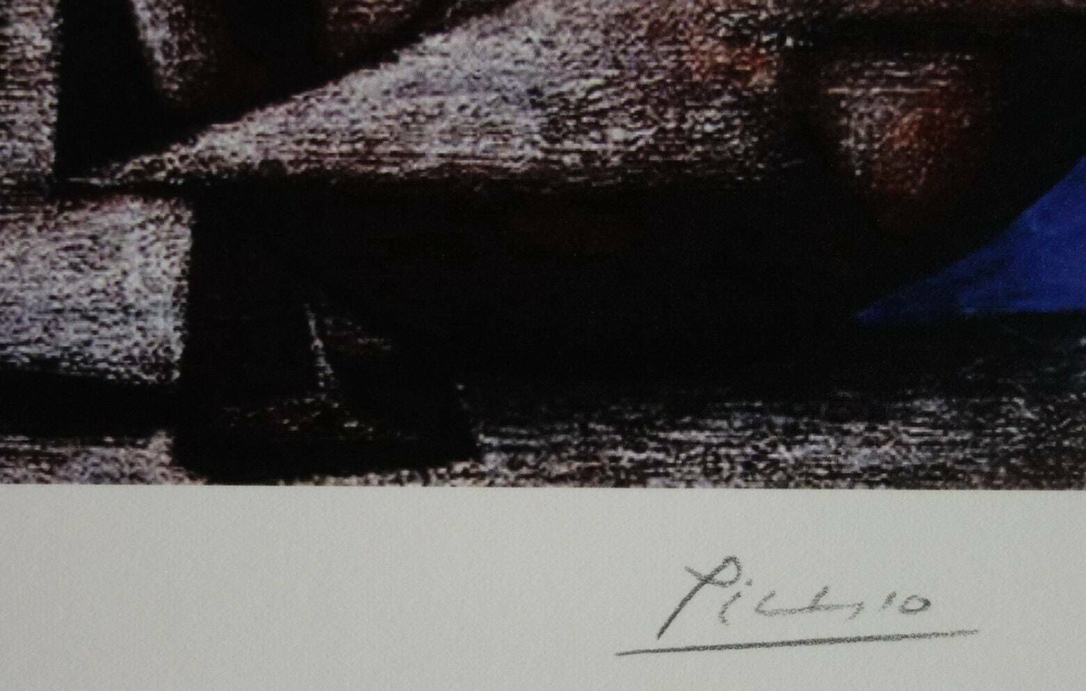 Fine Cubist Limited Edition Print, Pablo Picasso, Hand Signed & Hand Numbered photo for sale