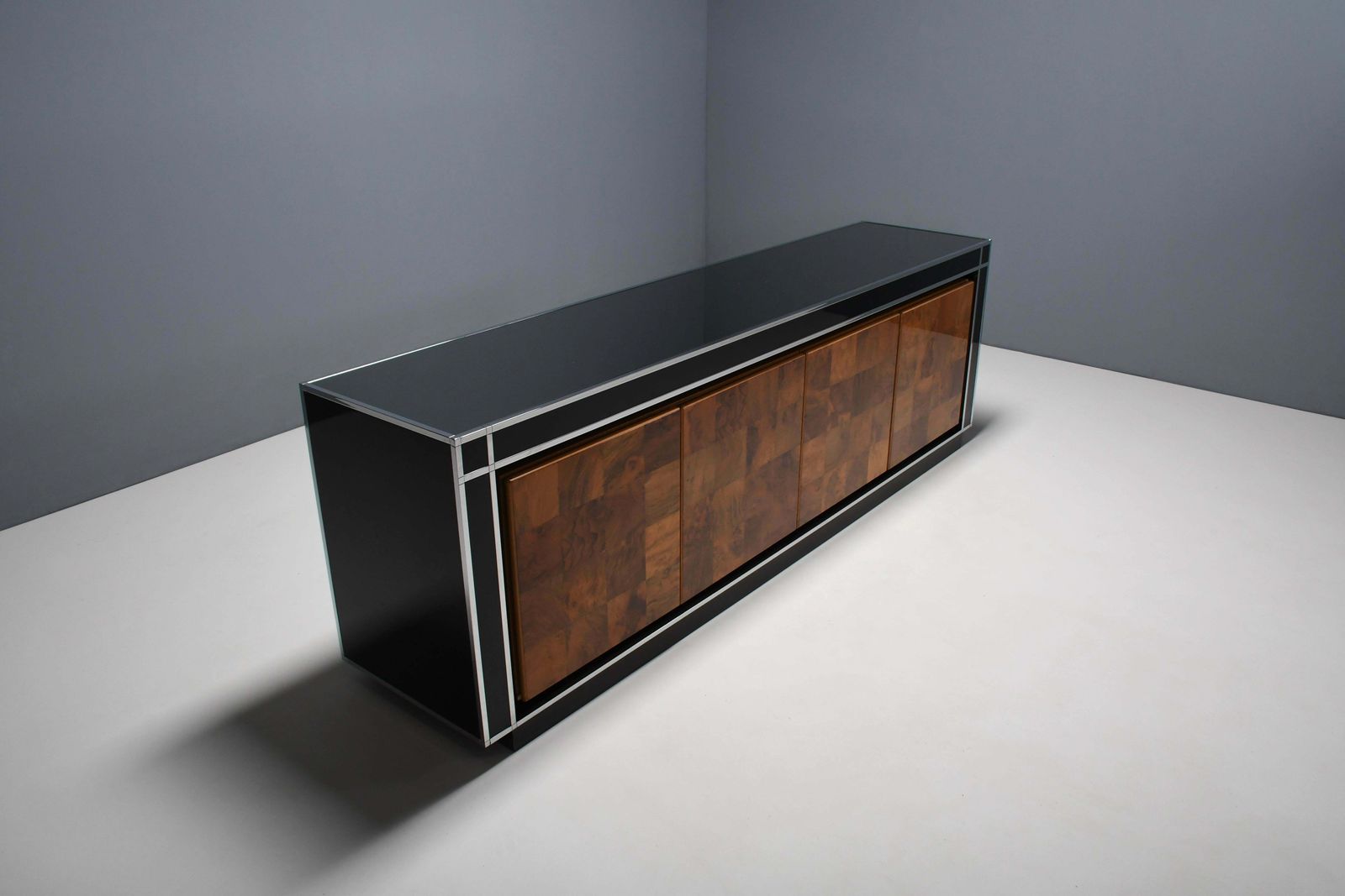Impressive Italian Sideboard By Willy Rizzo For Mario Sabot, 1970s photo buy