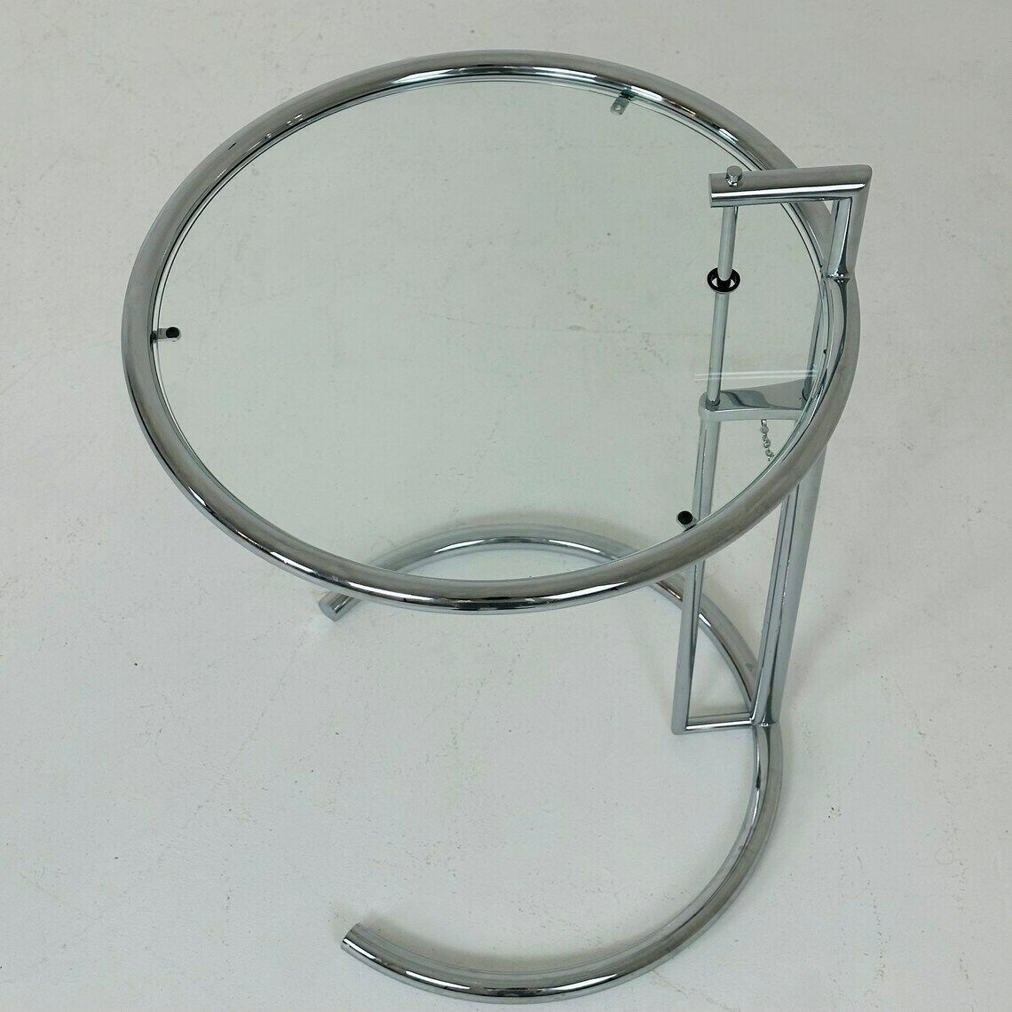 Mid Century Vintage Style Of The Adjustable Table E 1027 By Eileen Gray Italy 1990s photo vintage