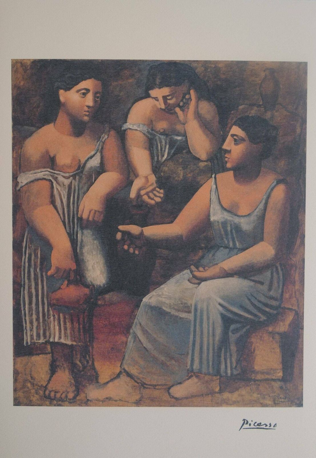 Fine Rose Period Edition Print   Three Women, Pablo Picasso, Signed & Stamped