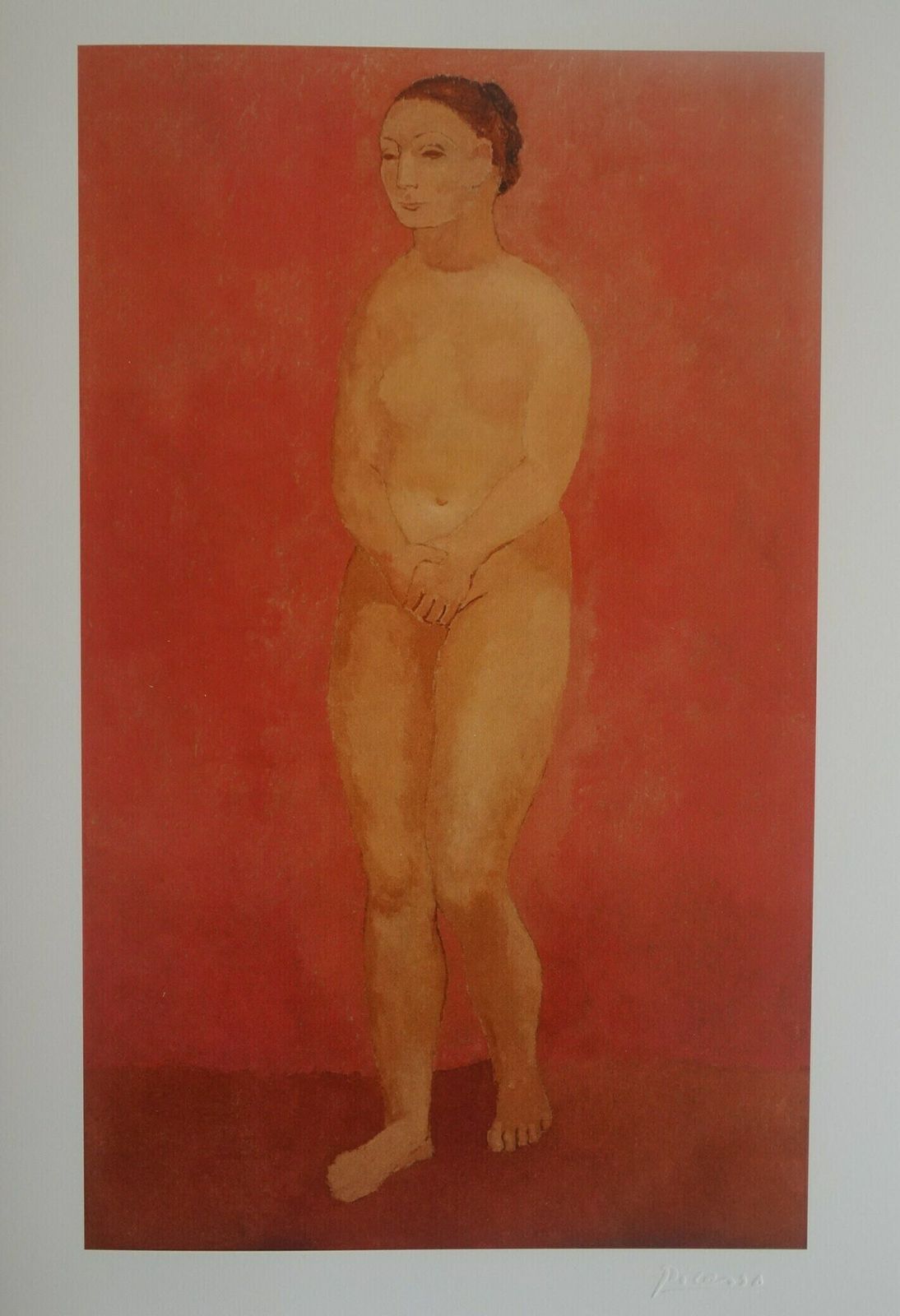 Fine Cubist Limited Edition Print   Rose Period Portrait Of A Woman, Pablo Picasso, Signed & Numbered