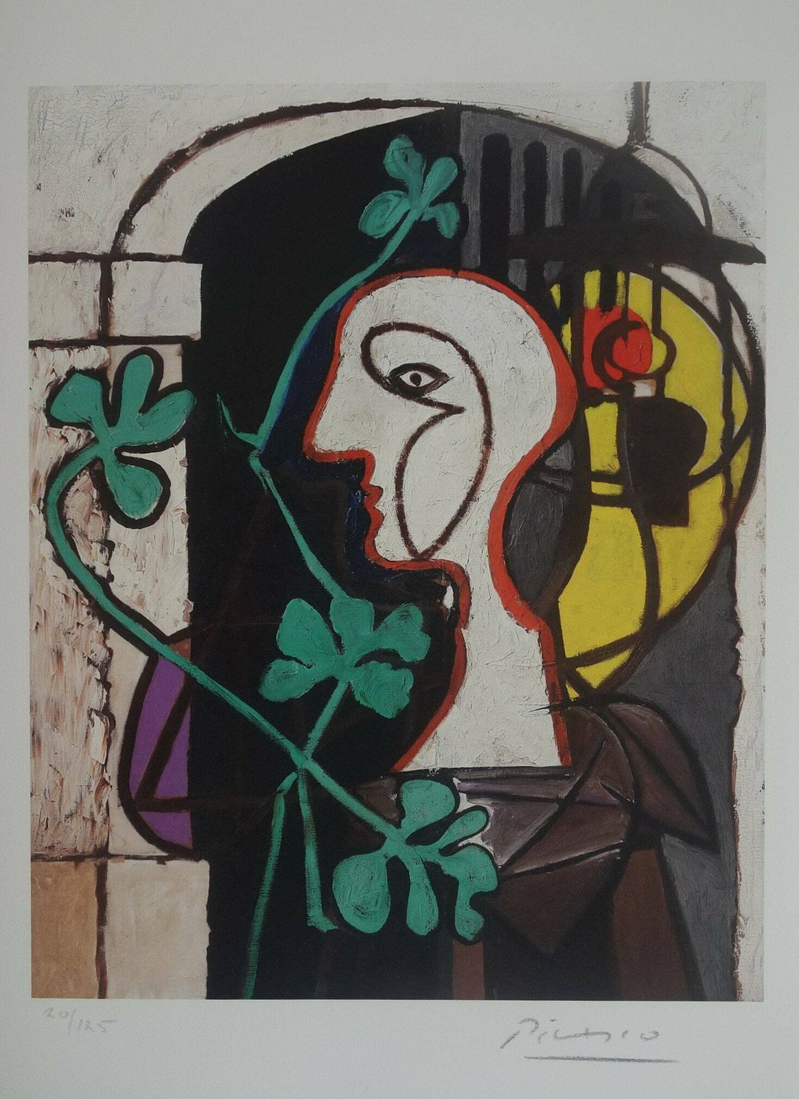 Fine Cubist Limited Edition Print – Still Life, Pablo Picasso, Signed & Numbered