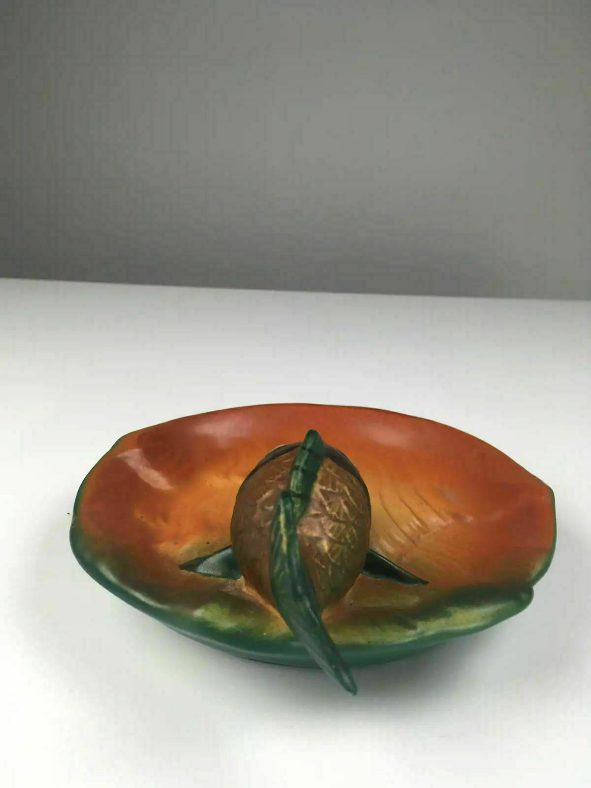 Danish Hand Crafted Art Nouveau Fish Ash Bowl By Axel Sorensen For P. Ipsens Enke 1920's photo vinterior