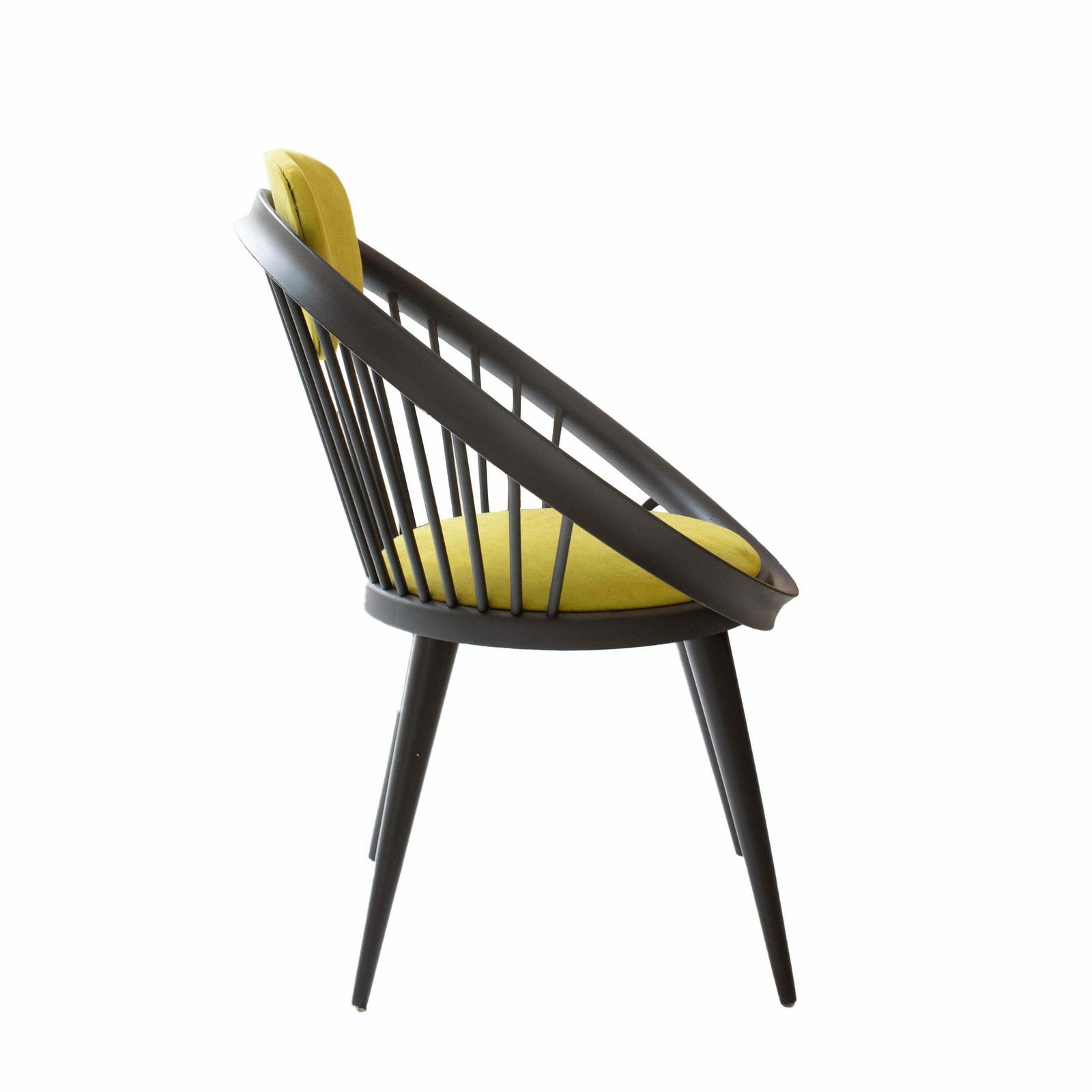 Set Of Four Yngve Ekstrom's Circle Armchairs For Swedese Meubel, Sweden, 1960 photo for sale