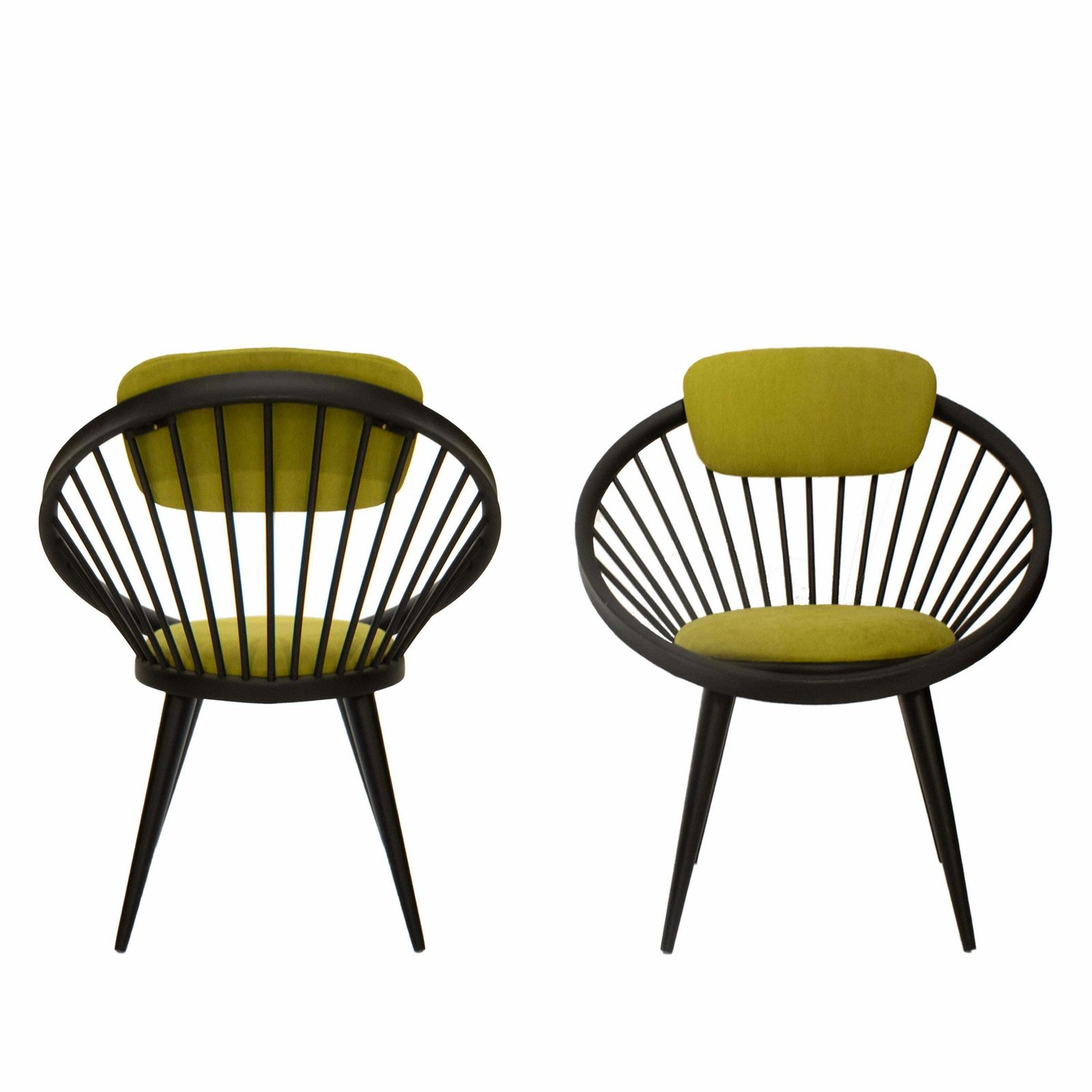 Set Of Four Yngve Ekstrom's Circle Armchairs For Swedese Meubel, Sweden, 1960 photo 4049.0