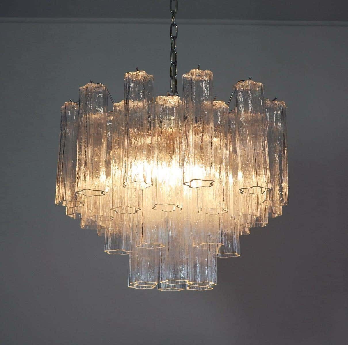 Tronchi Chandelier In The Style Toni Zuccheri For Venini, Murano, 1990 photo buy