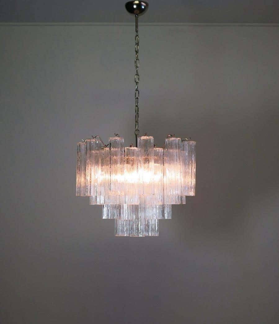 1202.0 Tronchi Chandelier In The Style Toni Zuccheri For Venini, Murano, 1990 photo