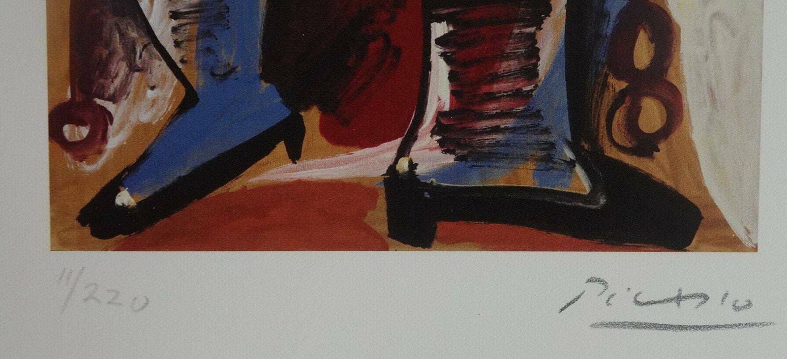 Fine Cubist Limited Edition Print   Portrait Of A Musketeer, Pablo Picasso, Hand Signed & Numbered photo for sale