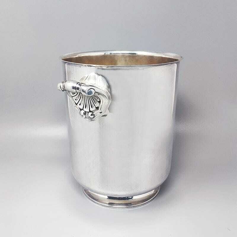 1950s Gorgeous Ice Bucket By Christofle In Silver Plated. Made In France photo for sale