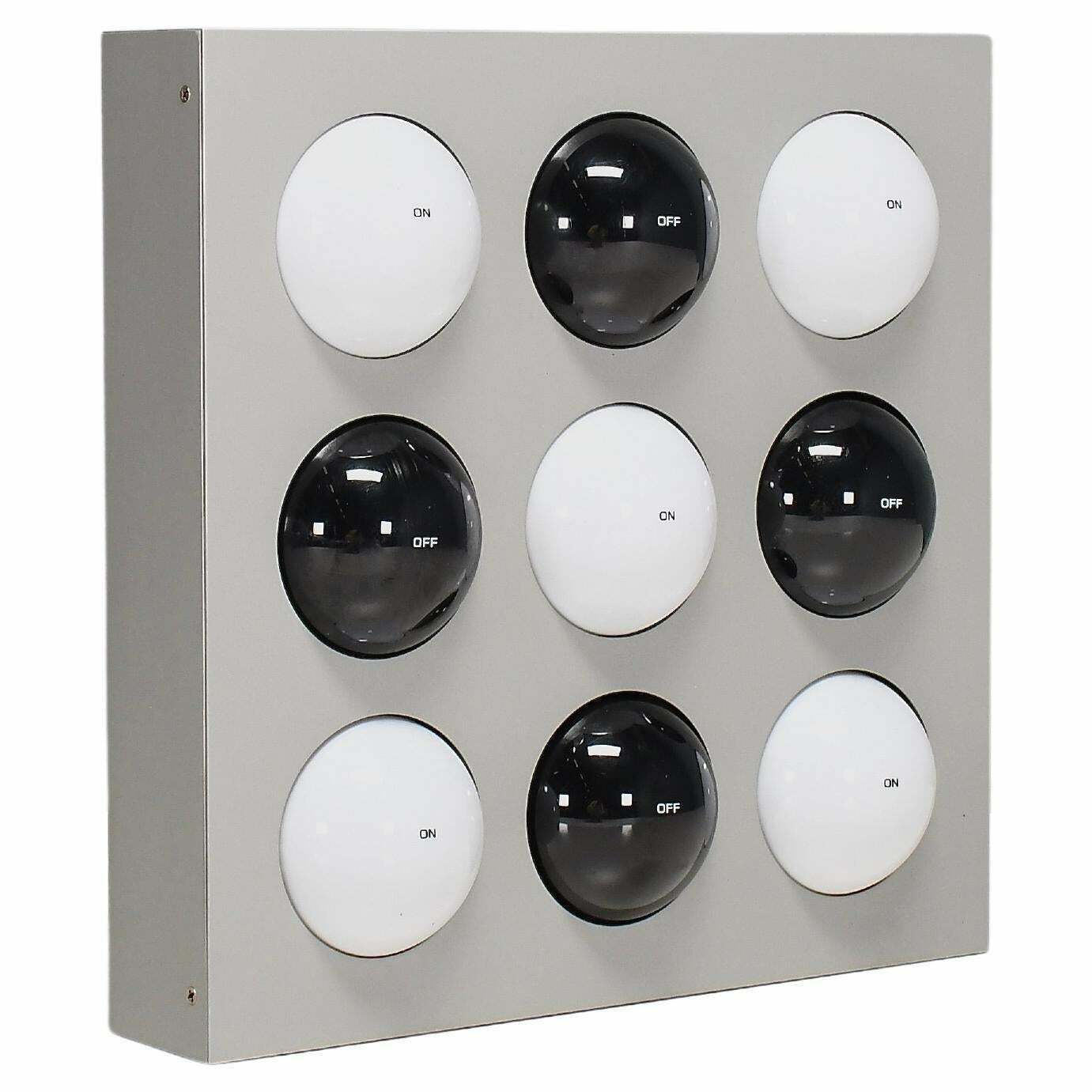 Rare ‘Fifty Fifty' Lamp Designed By Paul Talman, Circa 1965