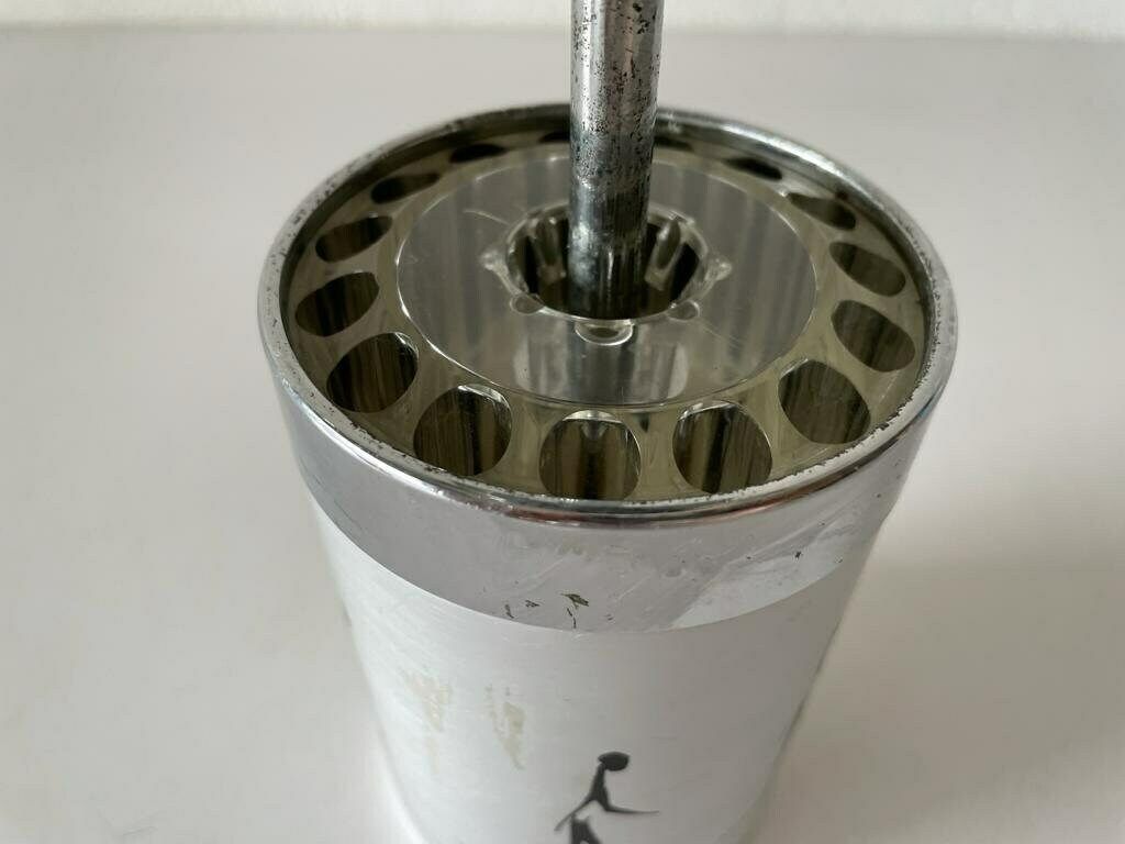 Mid Century Modern Set Of 2 Ashtray And Cigarette Dispenser By Radaelli, 1960s, Italy photo buy