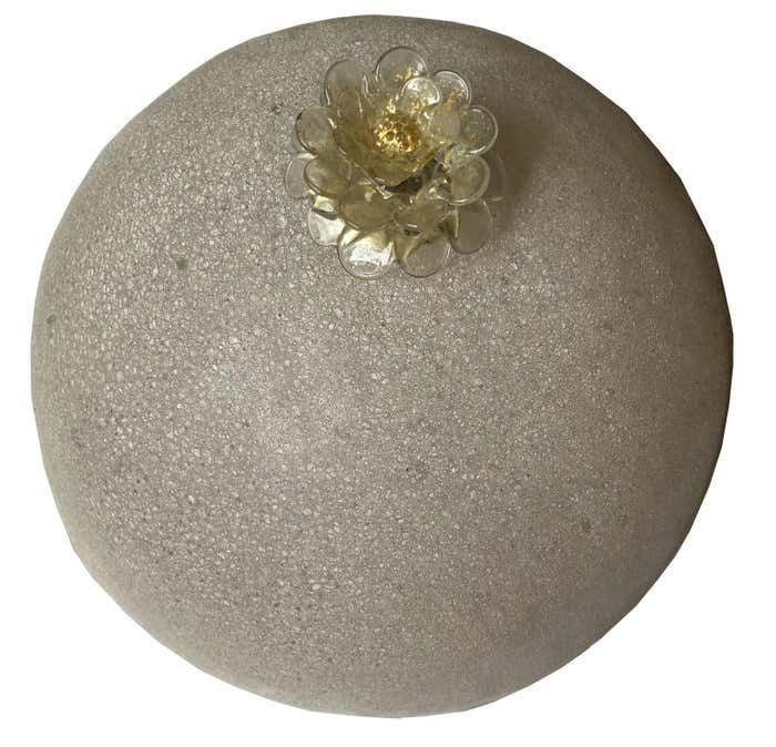 Pink And Furious, Powder Pink Murano Ceiling Light, 1990's photo 2384.0