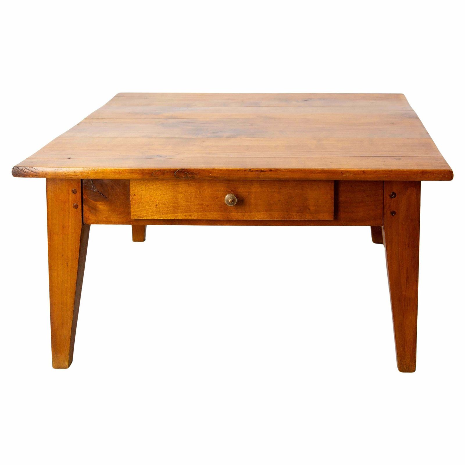 French Country Style Coffee Table With Two Drawers, Circa 1960 photo furniture