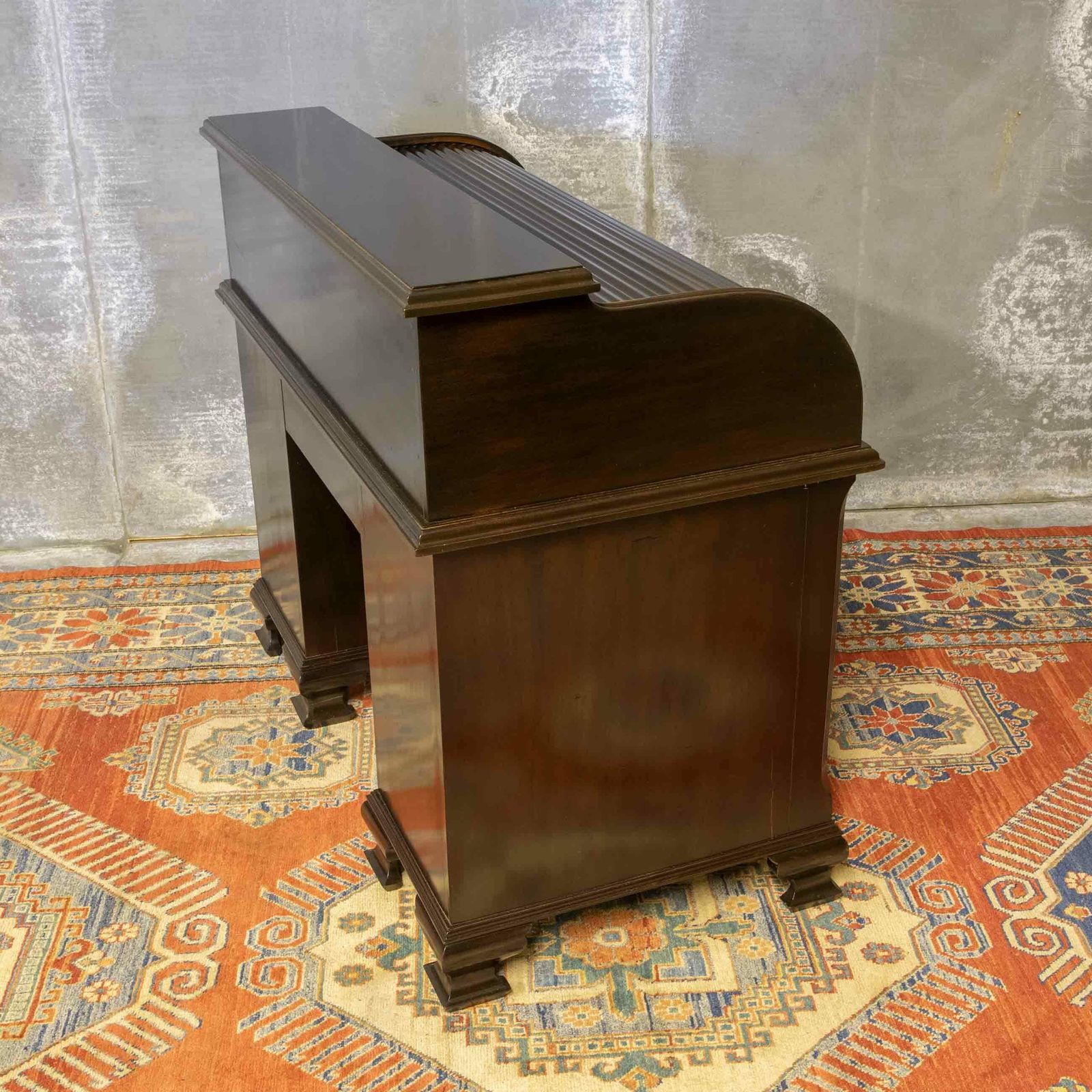 photo vinterior Early 20th Century Chippendale Style Mahogany Desk