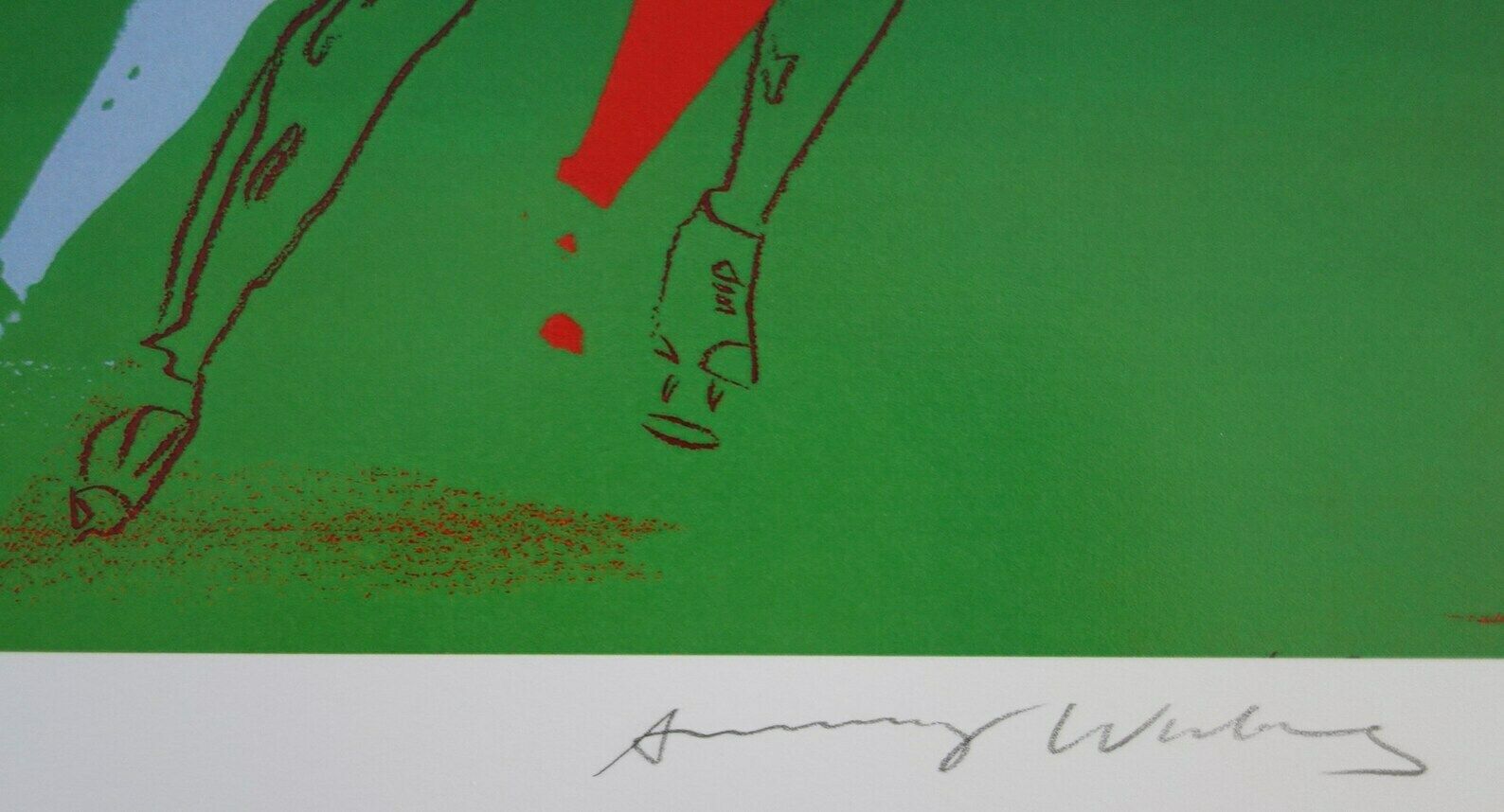 Fine Pop Art Limited Edition Print, Sportsman   Skating, Andy Warhol, Signed & Numbered photo Art
