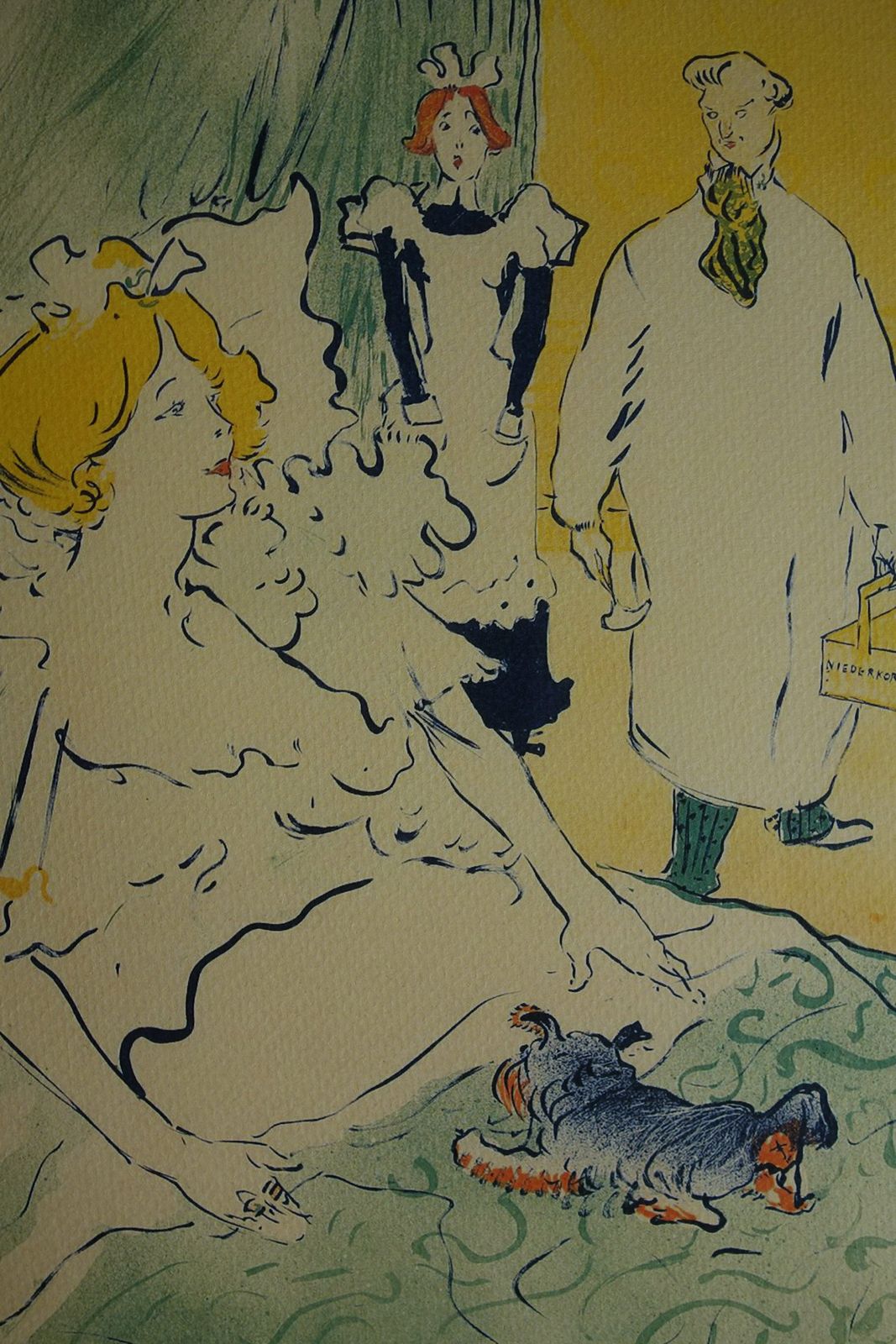 Fine Art Deco Post Impressionist Limited Edition Print, Henri De Toulouse Lautrec, Signed & Numbered photo 214.0