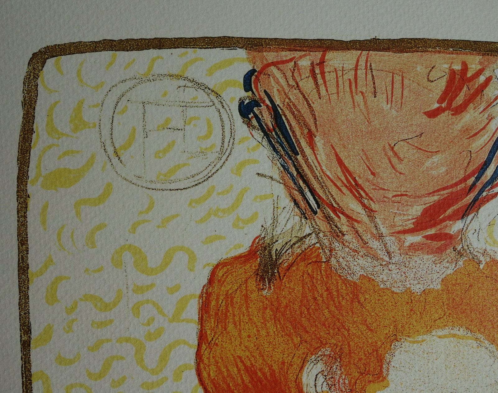 Fine Art Deco Post Impressionist Limited Edition Print, Henri De Toulouse Lautrec, Signed & Numbered photo Art